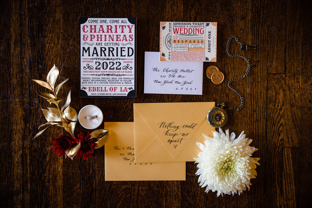 Re-write the script of your wedding with this unique vintage circus-themed styled wedding inspired by the hit movie: The Greatest Showman.