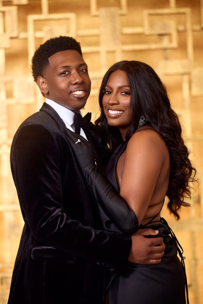 Symone and Robert's sexy and sophisticated engagement session is featured in Issue 30! Read all about the couple's love story here!