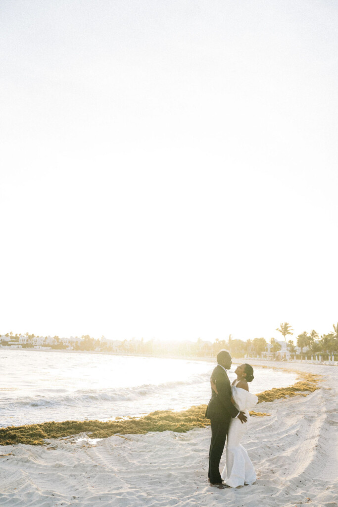 Featured in Issue 30, embrace minimal and relaxed luxury in Shiloh and James's intimate destination wedding weekend in Anguilla.