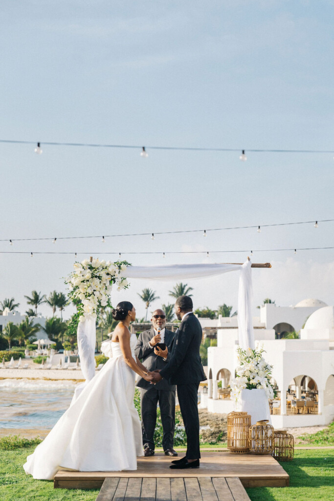 Featured in Issue 30, embrace minimal and relaxed luxury in Shiloh and James's intimate destination wedding weekend in Anguilla.