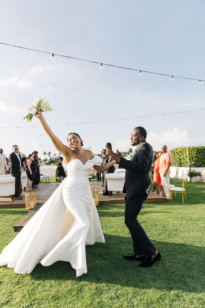 Featured in Issue 30, embrace minimal and relaxed luxury in Shiloh and James's intimate destination wedding weekend in Anguilla.