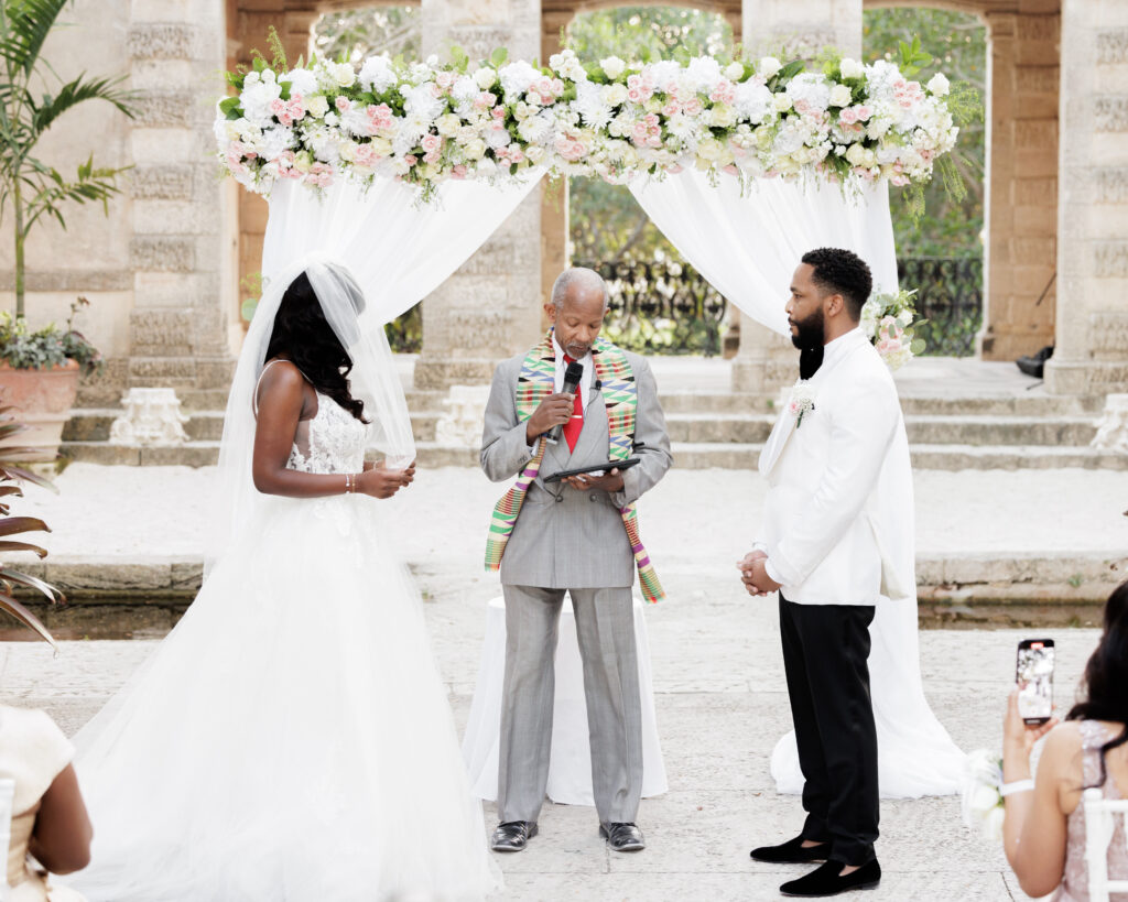 This fun millennial duo gave us a look into their romantic garden wedding in Miami which was a dream come true.