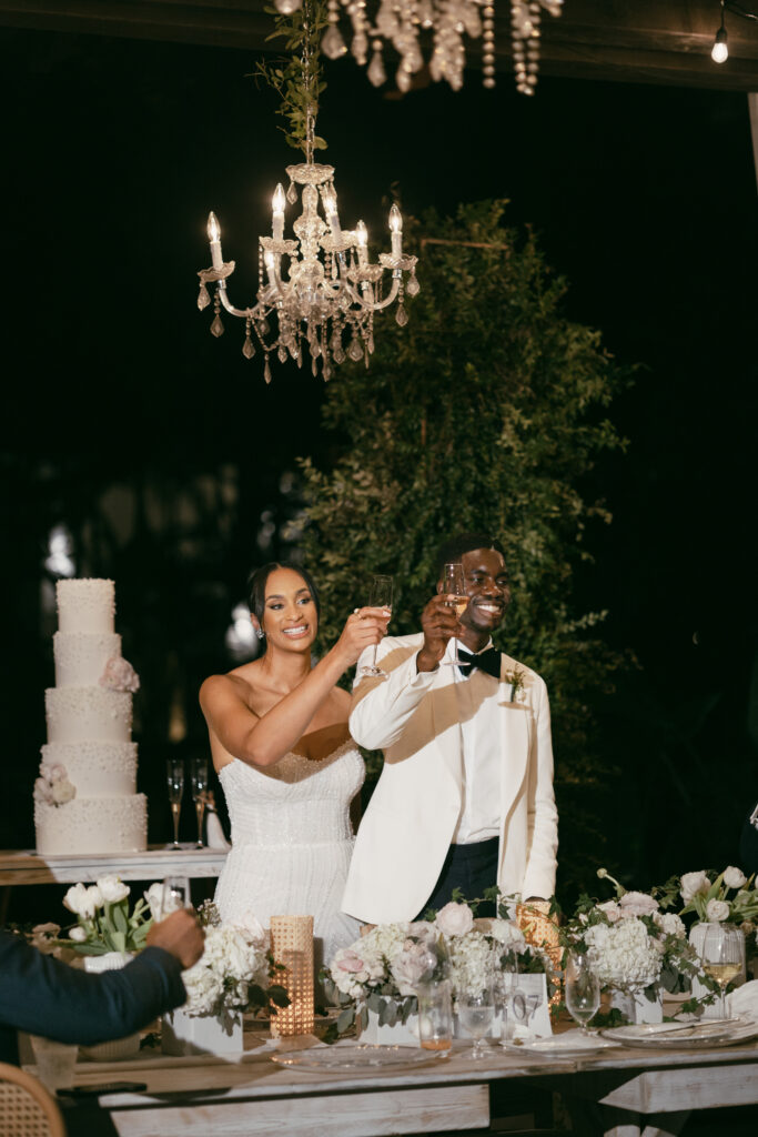 Kristen & Olamide welcomed guests to their destination wedding in Puerto Rico with traditional elements and a romantic evening reception.