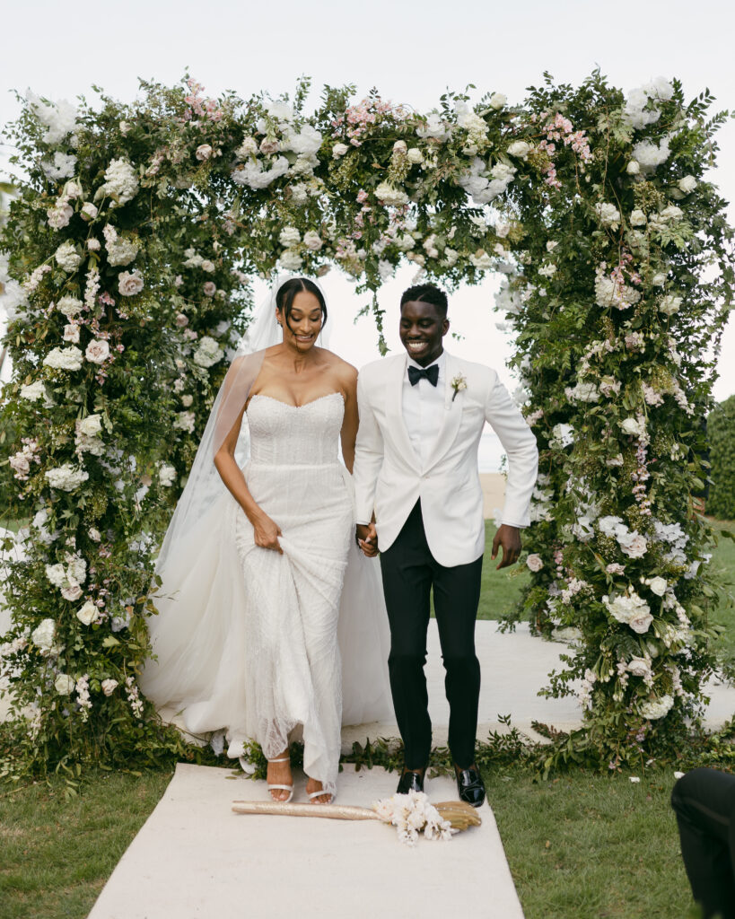 Kristen & Olamide welcomed guests to their destination wedding in Puerto Rico with traditional elements and a romantic evening reception.