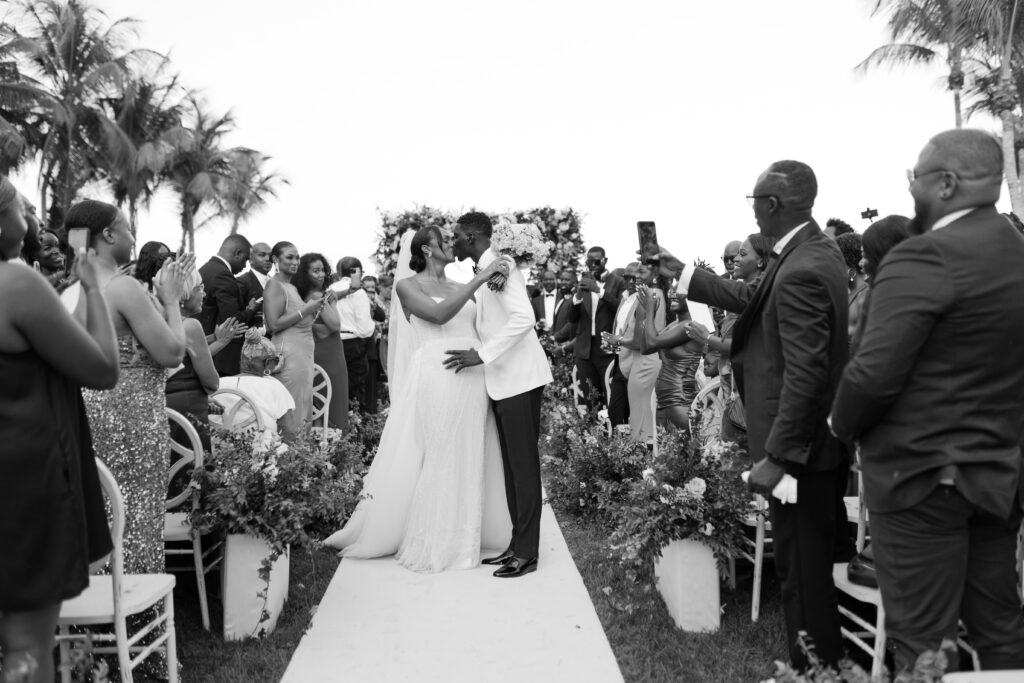 Kristen & Olamide welcomed guests to their destination wedding in Puerto Rico with traditional elements and a romantic evening reception.