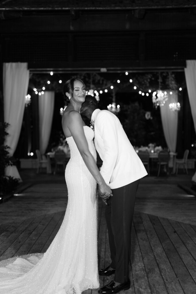 Kristen & Olamide welcomed guests to their destination wedding in Puerto Rico with traditional elements and a romantic evening reception.