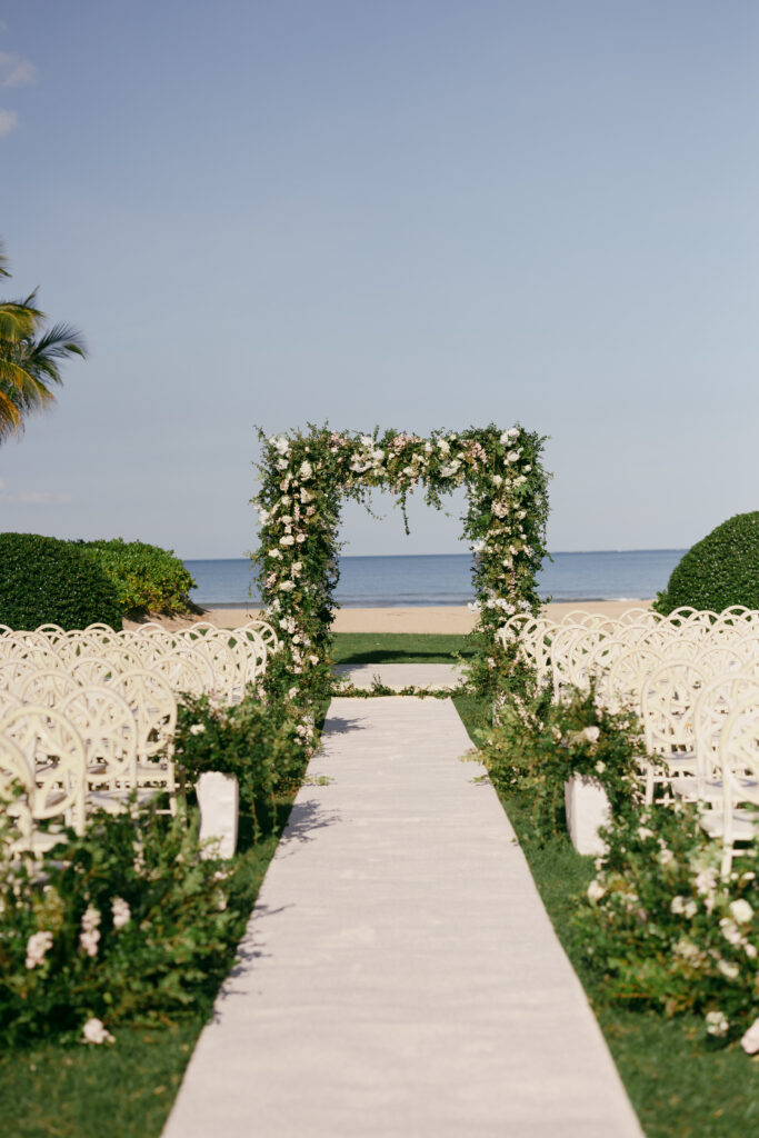 Kristen & Olamide welcomed guests to their destination wedding in Puerto Rico with traditional elements and a romantic evening reception.