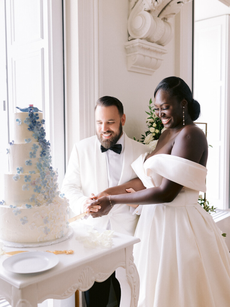 Featured in Issue 31, Aisha and Francis's romantic fairy tale "I Do's" in Quebec City has timeless decor and Liberian wedding traditions.