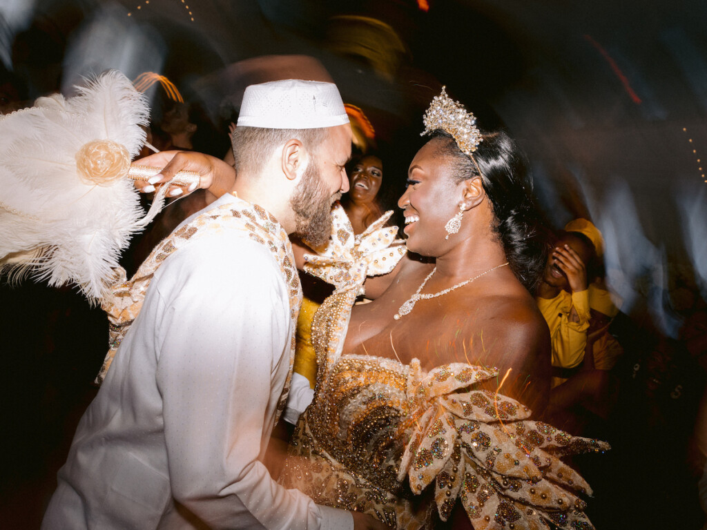 Featured in Issue 31, Aisha and Francis's romantic fairy tale "I Do's" in Quebec City has timeless decor and Liberian wedding traditions.