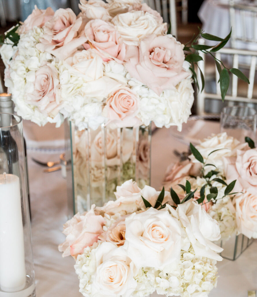 This pretty summer outdoor wedding featured timeless details and beautiful blush hues which made this wedding even more romantic.