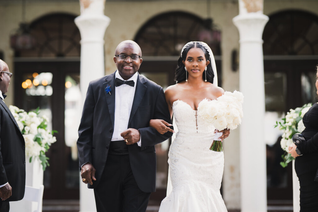 Featured in Issue 31, Wise and Courtney celebrated their love in a modern black-tie Bella Cosa Lakeside wedding in Florida.