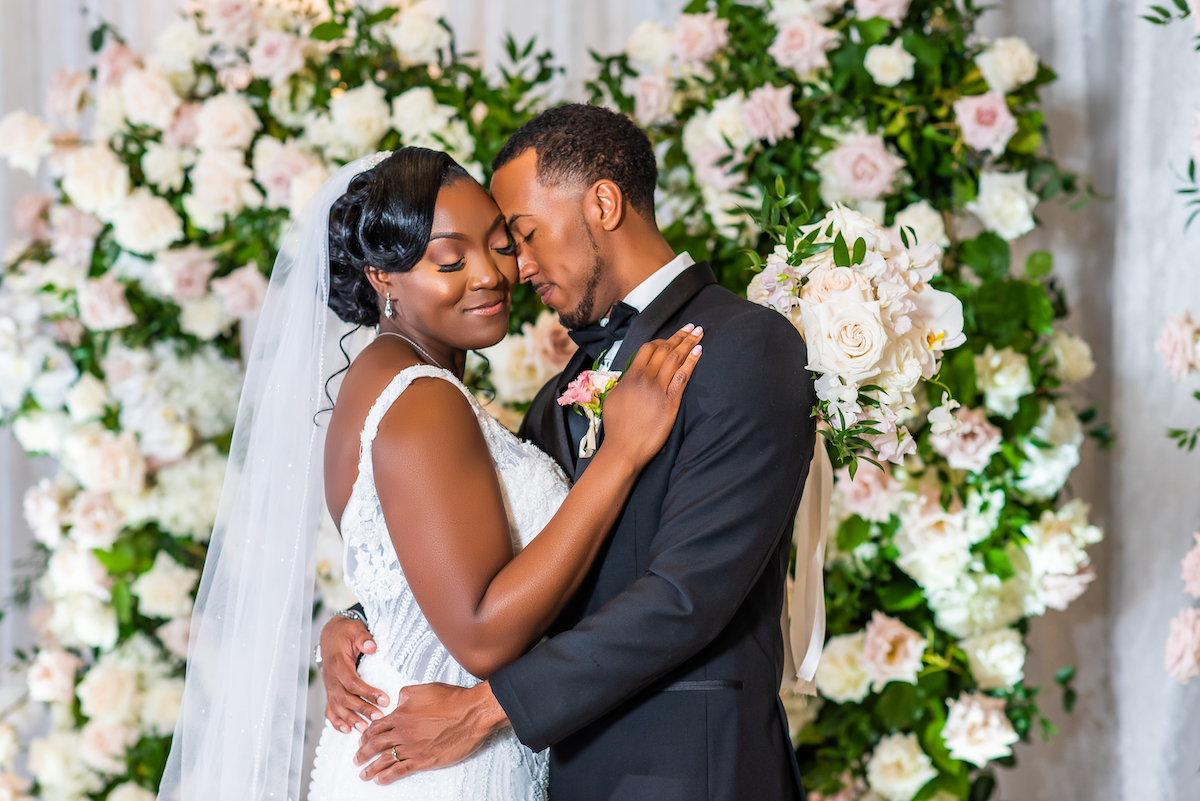 Cynthia and Aaron Exchanged the Sweetest Vows at Their Black-tie ...