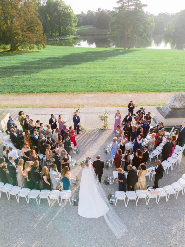 Featured in Issue 31, this elegant destination wedding at the Château de Ferrières boasts daylight fireworks and special performances.