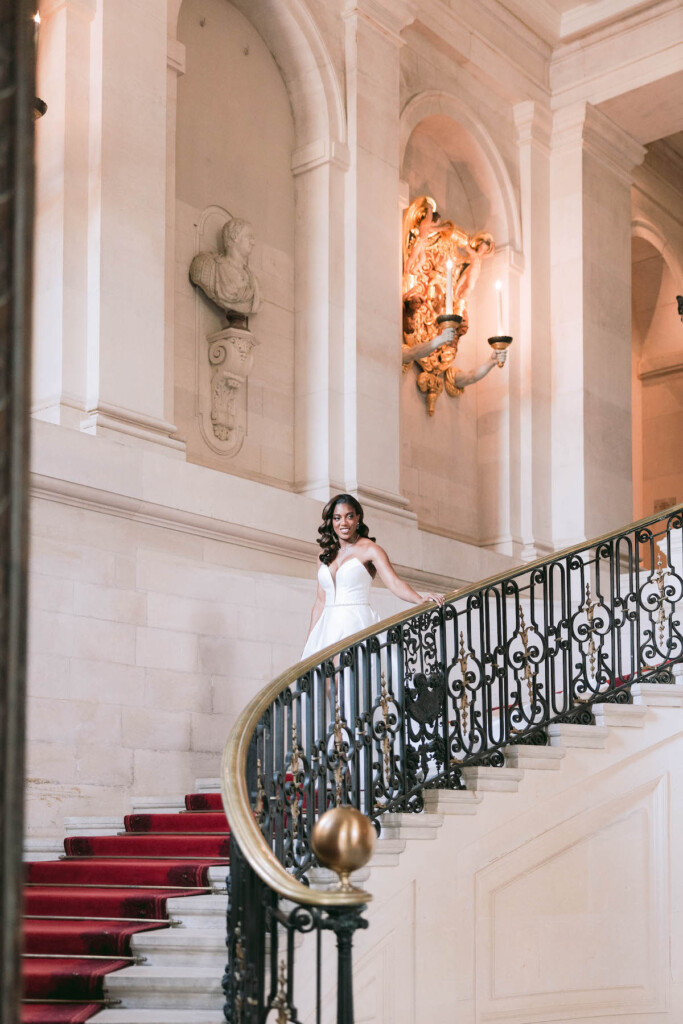 Featured in Issue 31, this elegant destination wedding at the Château de Ferrières boasts daylight fireworks and special performances.