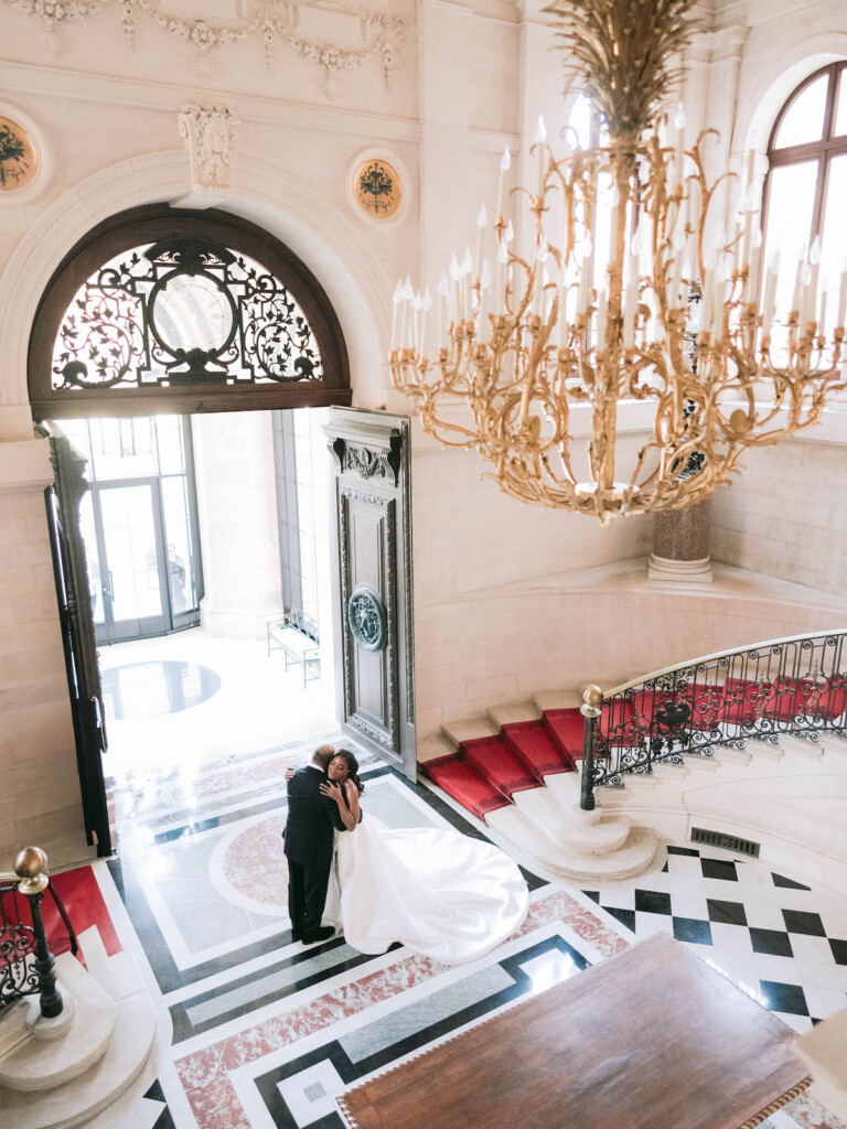 Featured in Issue 31, this elegant destination wedding at the Château de Ferrières boasts daylight fireworks and special performances.