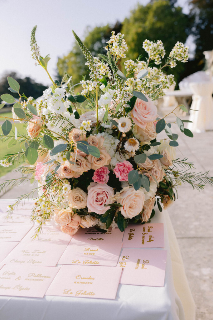 Featured in Issue 31, this elegant destination wedding at the Château de Ferrières boasts daylight fireworks and special performances.