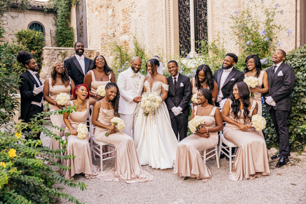 Featured in Issue 31, Toni and Shaboyd's destination wedding in Italy celebrated Black Excellence and Old World Romance. 