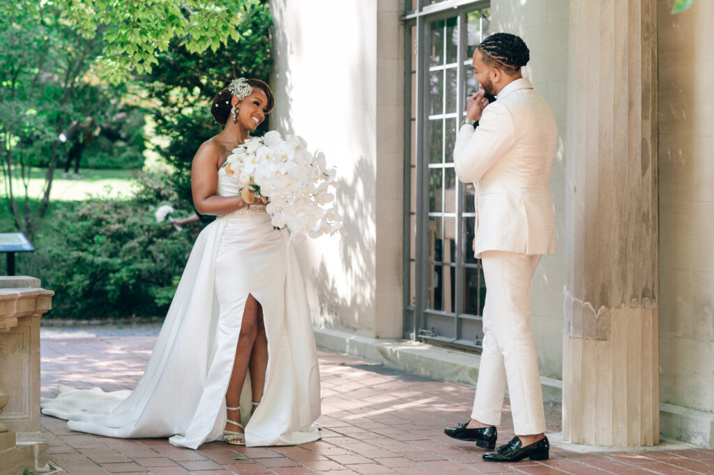 This luxurious garden ceremony had so many gorgeous details from florals to fashion that will have you ready for the summer wedding season.