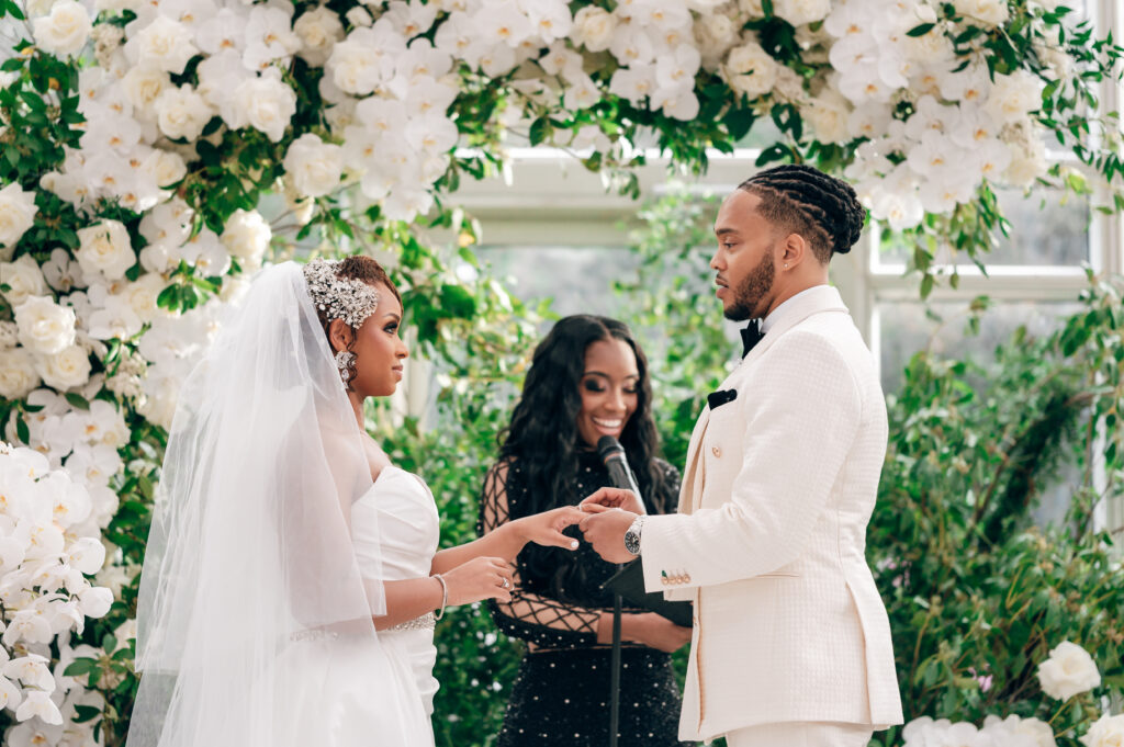 This luxurious garden ceremony had so many gorgeous details from florals to fashion that will have you ready for the summer wedding season.