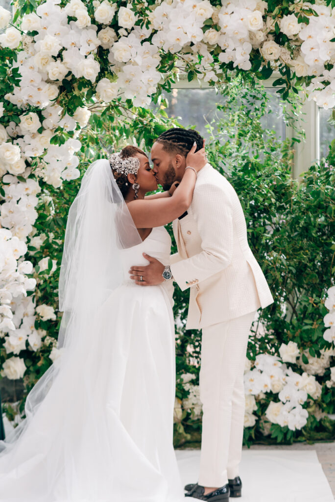 This luxurious garden ceremony had so many gorgeous details from florals to fashion that will have you ready for the summer wedding season.