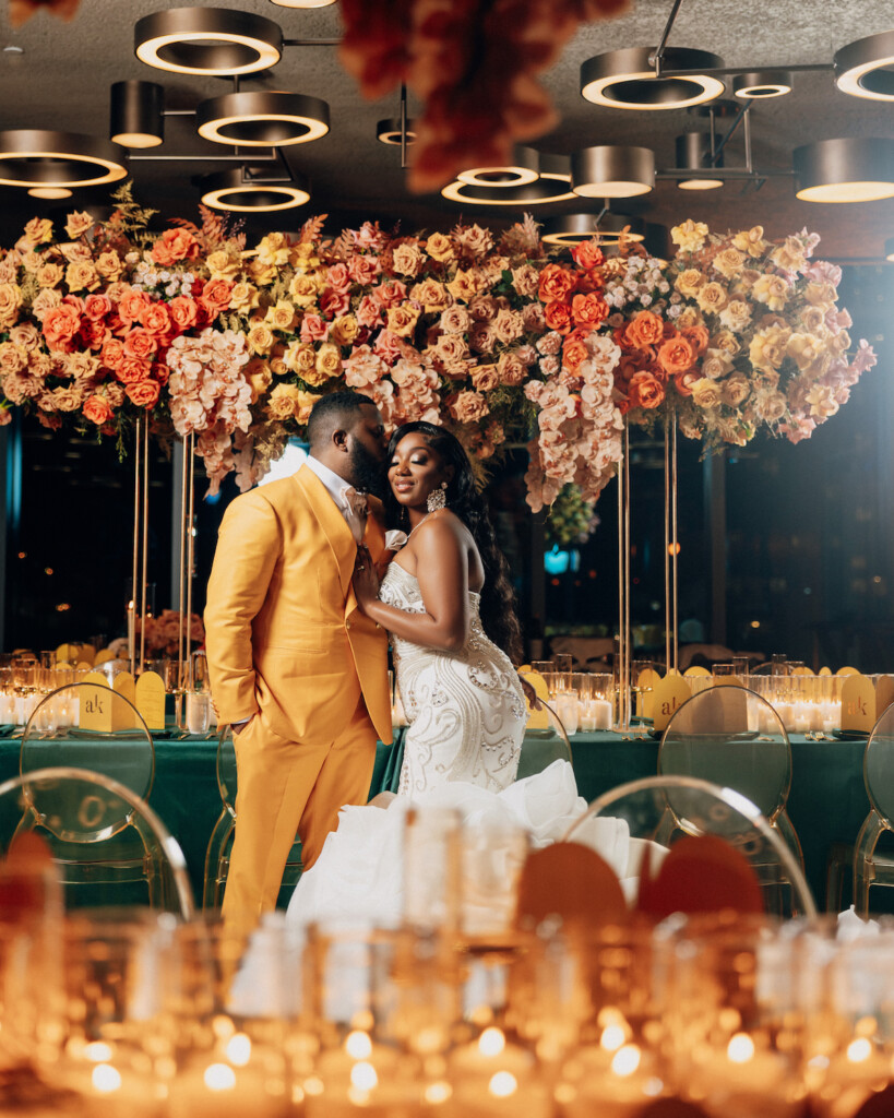 Featured in Issue 31, this modern Miami wedding captured by Muna Coterie member REEM Photography features green details and stylish attire.