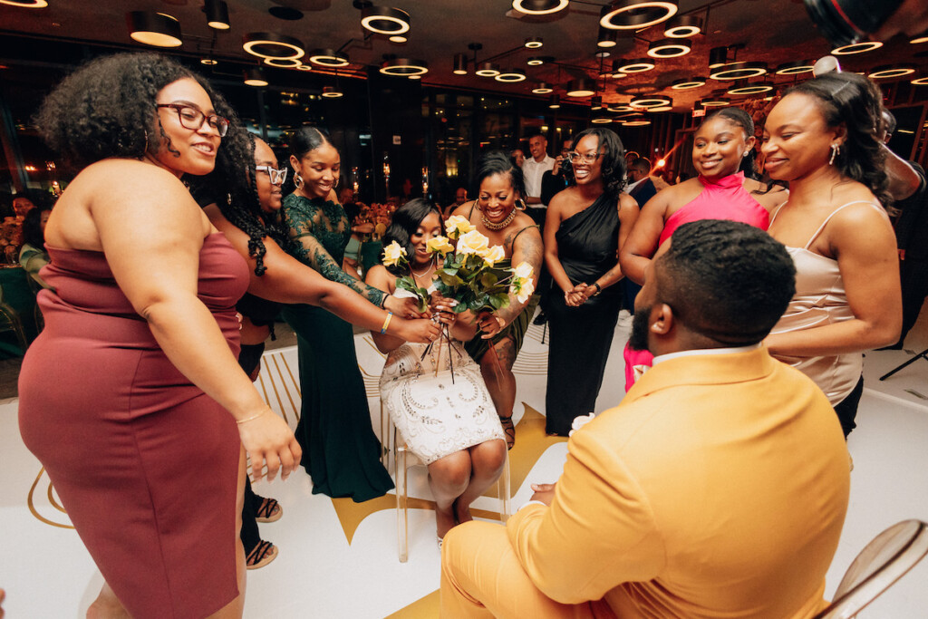 Featured in Issue 31, this modern Miami wedding captured by Muna Coterie member REEM Photography features green details and stylish attire.