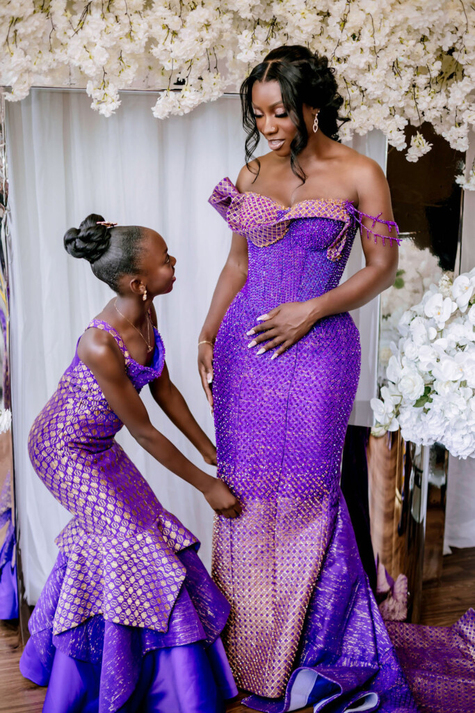 Featured in Issue 31, this Ghanaian traditional wedding and modern white wedding includes Akan culture and New-Age twists.