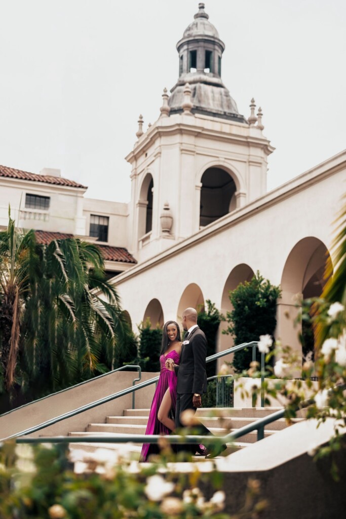 Featured in Issue 31, this California engagement session at Pasadena City Hall and El Matador Beach exudes classic elegance and cool LA aesthetics.