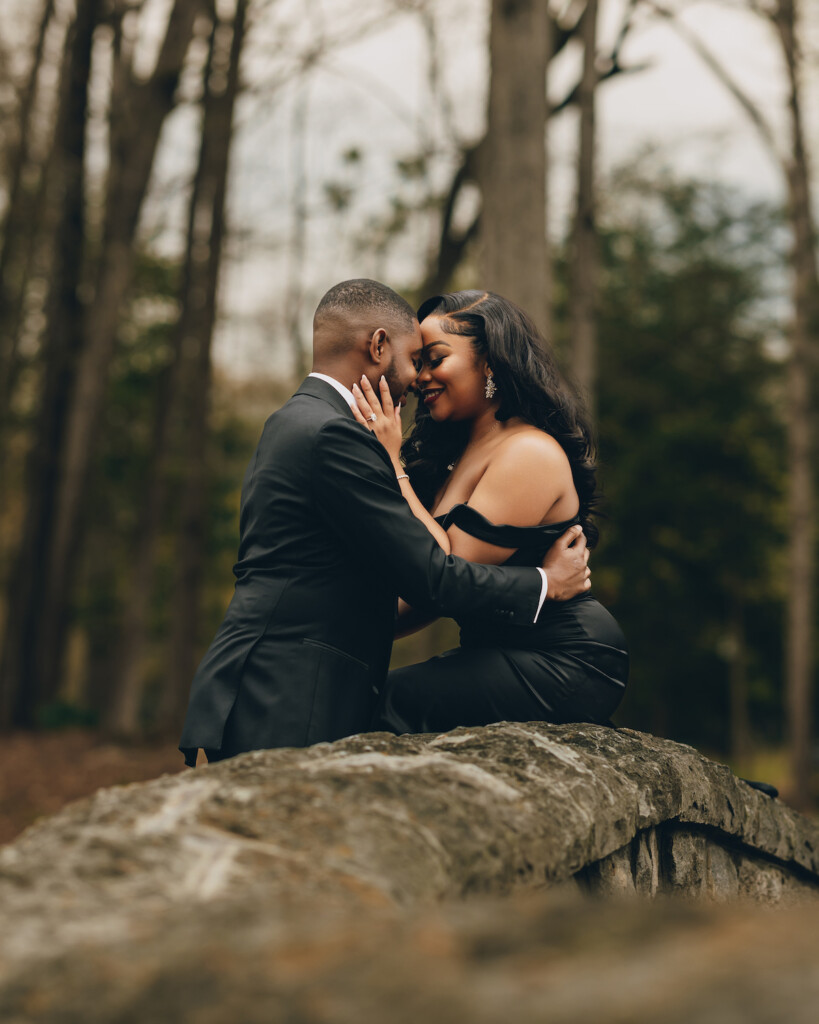 Muna Coterie Floral Designer Nyyah Régine of Le Fleur Régine is engaged! Her enchanted garden engagement shoot was seen in Issue 31.