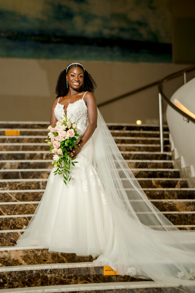 Tiffany and Andrew's big day featured an unforgettable beach wedding in Jamaica and a golden hour reception under the stars.