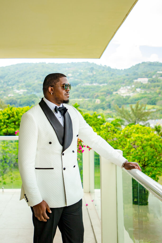 Tiffany and Andrew's big day featured an unforgettable beach wedding in Jamaica and a golden hour reception under the stars.