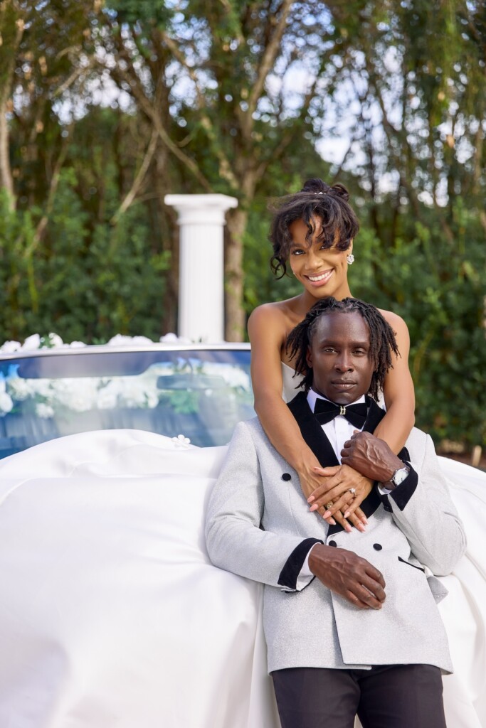 Floral Fantasy styled shoot at the Redland Tropical Gardens showcases the beauty and elegance of Black love.