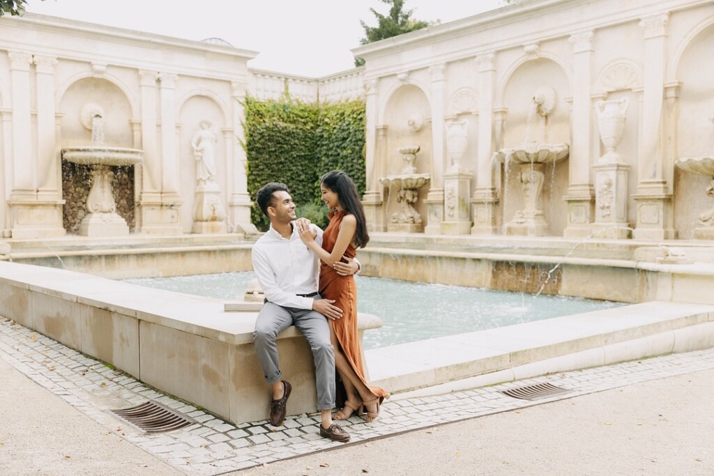 Tresa and Rohan are tying the knot today! To celebrate, we are taking a look back on their romantic engagement session at Longwood Gardens.