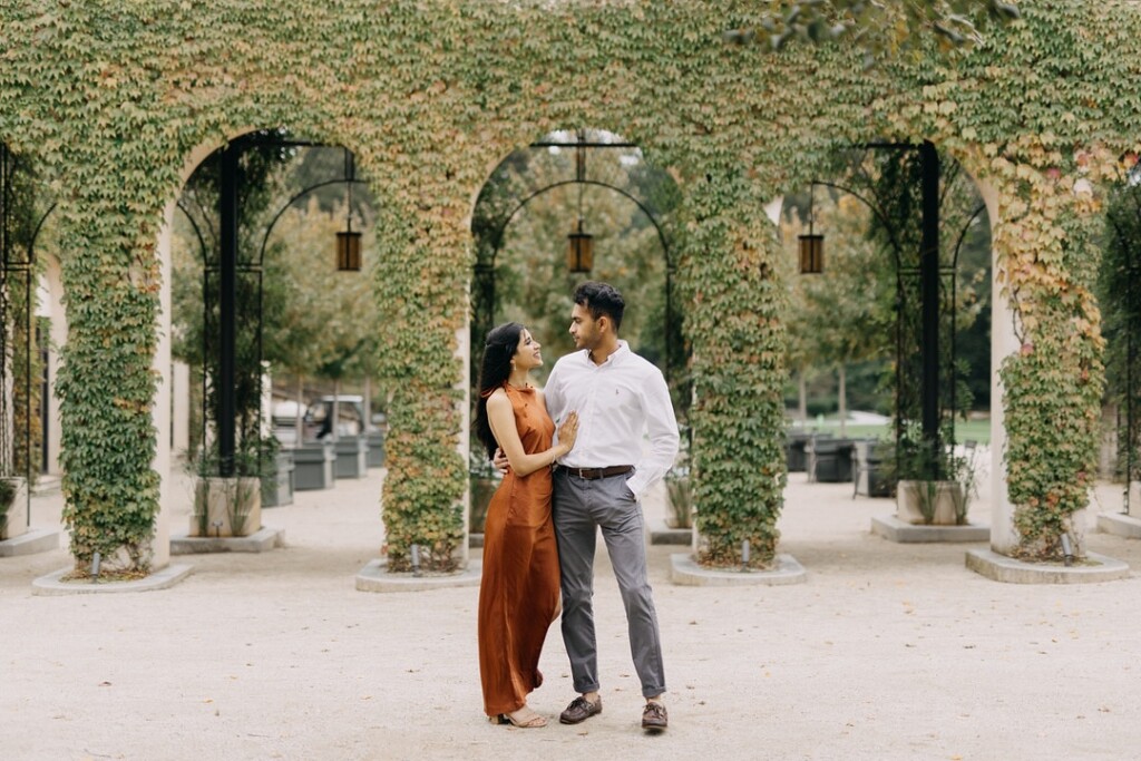 Tresa and Rohan are tying the knot today! To celebrate, we are taking a look back on their romantic engagement session at Longwood Gardens.