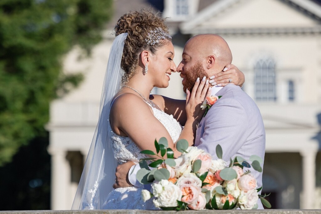 The Great Marsh Estate in Bealeton, VA, set the scene for an elegant Bridgerton wedding with florals by Coterie Member, Flower Guy Bron.