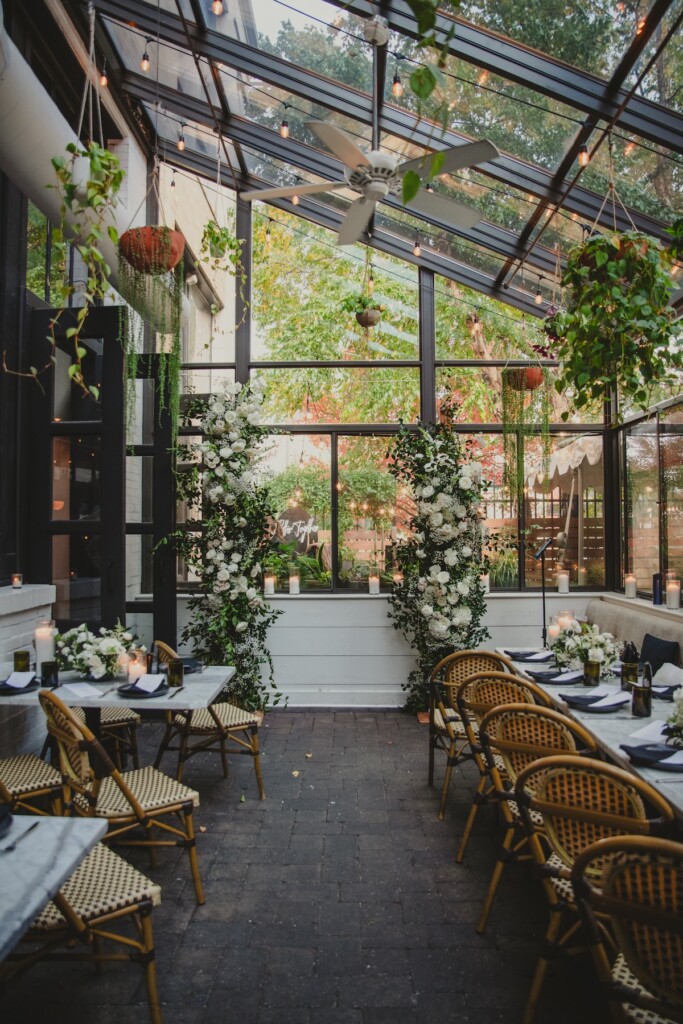 New Jersey influencer, Ayzia James, wed David Ferro in an intimate vintage-themed micro wedding at Osteria Philadelphia.