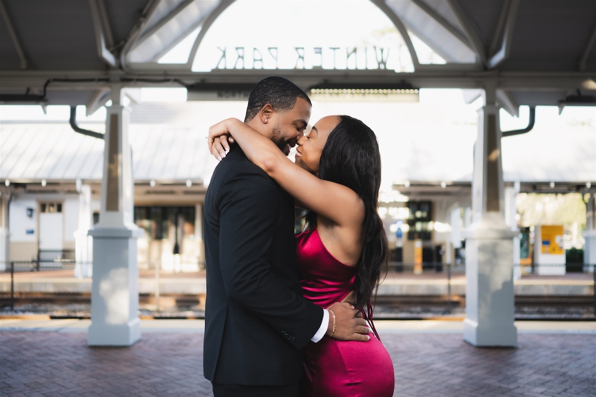 Sexy, Laid-back, and Chill(y) Engagement Session in Winter Park Florida