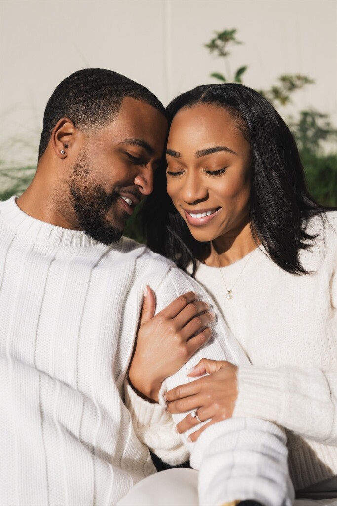 Sabrina and Mike celebrated their engagement with an outdoor photo shoot in Winter Park, Florida... in 35 degree weather!