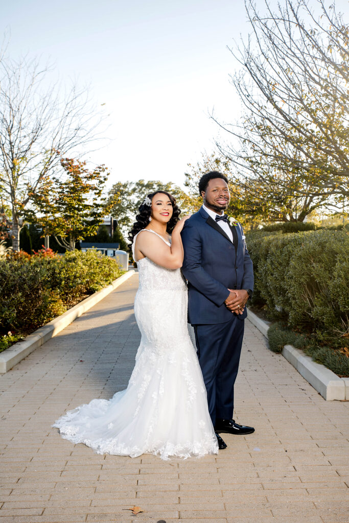 Vibrant jewel-toned colors and fun entertainment (including a caricaturist) made this ballroom wedding in South Carolina one of a kind.