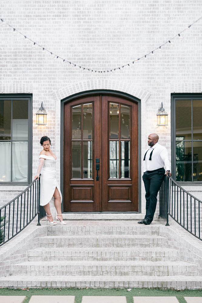 From Lifetime Fitness to Lifetime Love: Jennifer and Aaron celebrated their engagement with a modern and chic photo shoot at The Bradford.