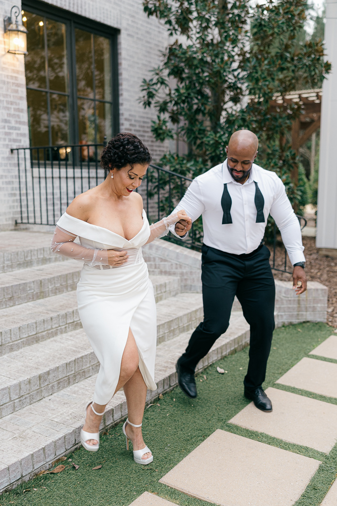 From Lifetime Fitness to Lifetime Love: Jennifer and Aaron celebrated their engagement with a modern and chic photo shoot at The Bradford.