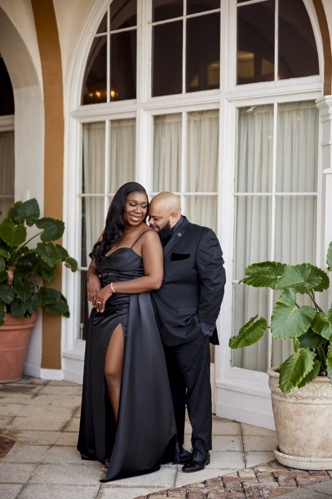 This intimate beach engagement session featured this couple's personal style and excitement for their upcoming wedding in paradise.