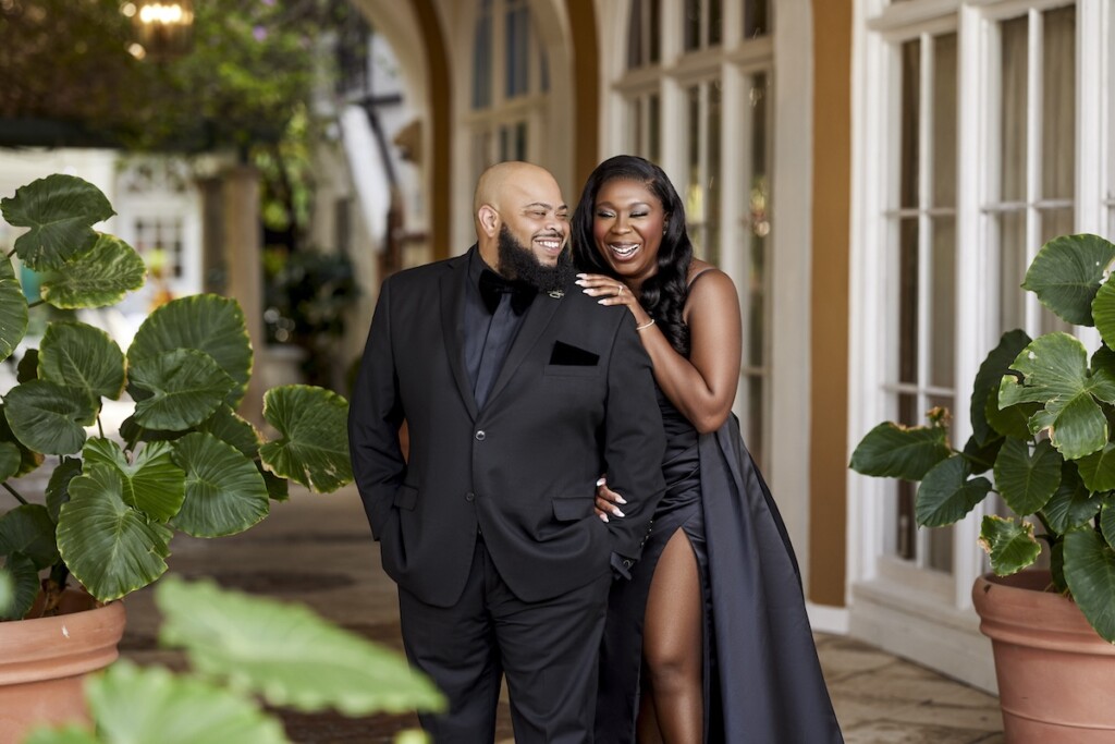 This intimate beach engagement session featured this couple's personal style and excitement for their upcoming wedding in paradise.