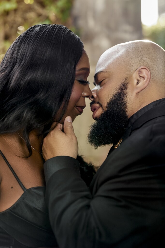 This intimate beach engagement session featured this couple's personal style and excitement for their upcoming wedding in paradise.