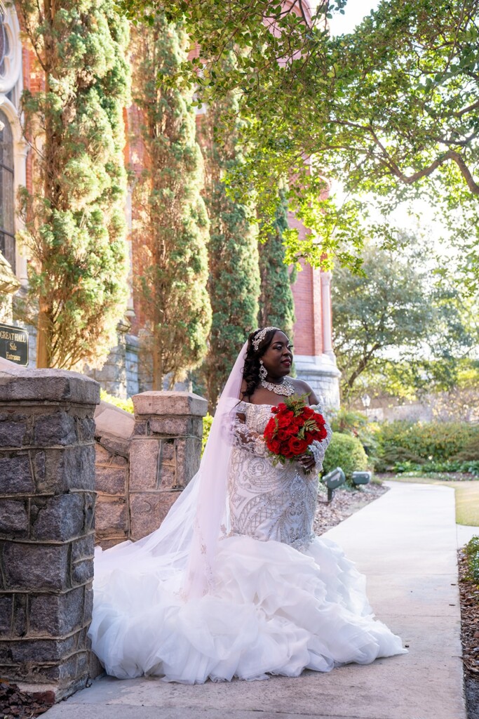 D'Nita and Ryan exchanged vows in a fairytale "Beauty and the Beast" themed wedding at Sacred Hearts Cultural Center in Augusta, Georgia.