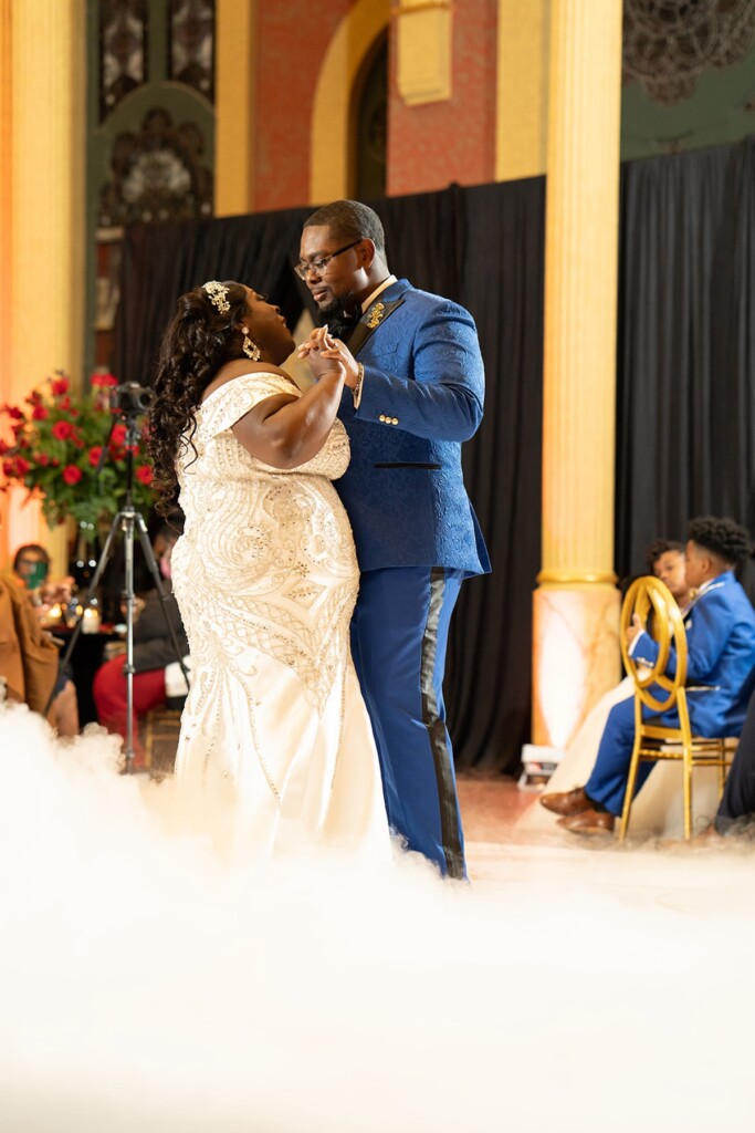 D'Nita and Ryan exchanged vows in a fairytale "Beauty and the Beast" themed wedding at Sacred Hearts Cultural Center in Augusta, Georgia.