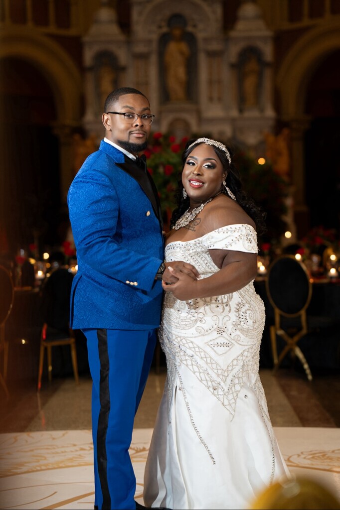 D'Nita and Ryan exchanged vows in a fairytale "Beauty and the Beast" themed wedding at Sacred Hearts Cultural Center in Augusta, Georgia.