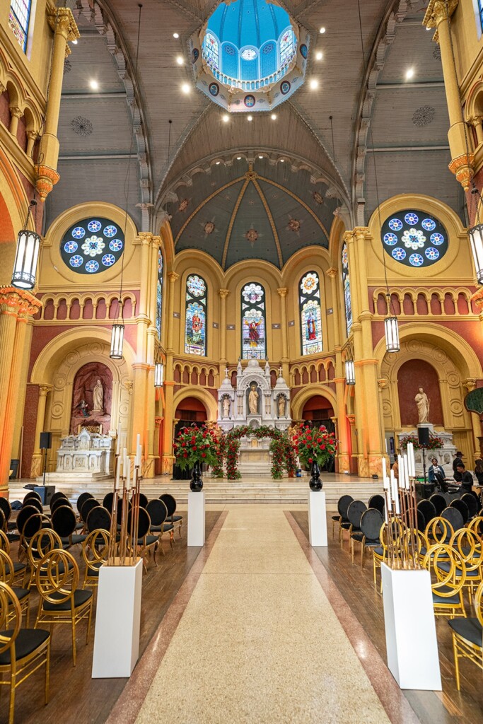 D'Nita and Ryan exchanged vows in a fairytale "Beauty and the Beast" themed wedding at Sacred Hearts Cultural Center in Augusta, Georgia.