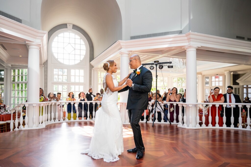 From messaging on Match.com to their first meeting IRL, Chanza and James made their love official with romantic "I do's" at the St. Augustine Catholic Church in Washington DC.