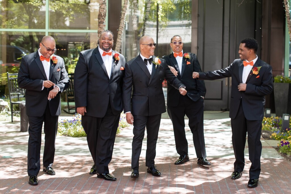 From messaging on Match.com to their first meeting IRL, Chanza and James made their love official with romantic "I do's" at the St. Augustine Catholic Church in Washington DC.